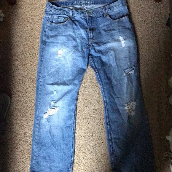 pre worn jeans